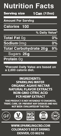 Gallery Image for Sparkling CBD  - Ginger Ale Soda